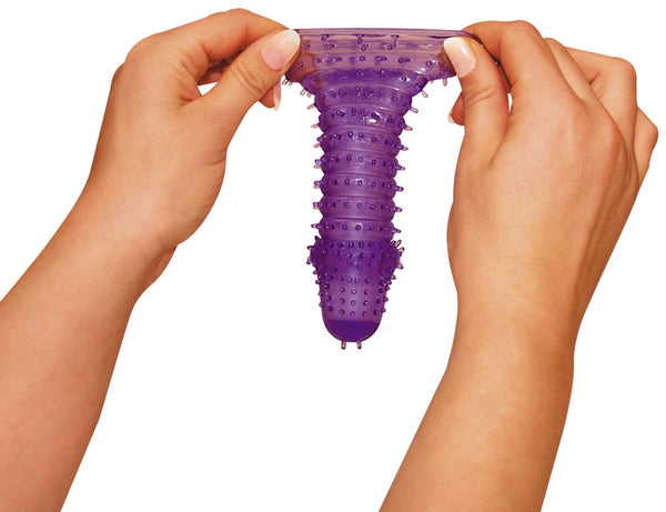 You2Toys penis sleeve met genopte kop - Paars - You2Toys - SKU: 5222280000