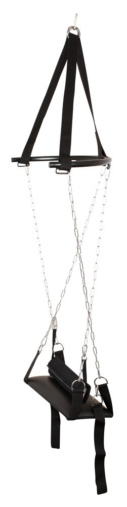 You2Toys Seks schommel met rugleuning - Zwart - You2Toys - SKU: 5222950000