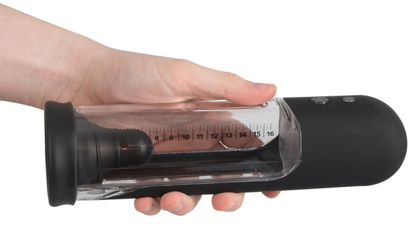 Rebel Penis pomp volautomatisch met zuigfunctie - Zwart - Rebel - SKU: 5226350000