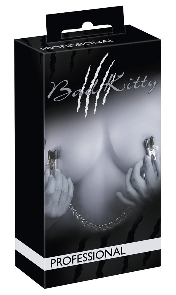 Bad Kitty tepelklemmen - Zilver - Bad Kitty - SKU: 5228210000