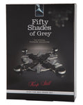 Fifty Shades of Grey kruisvormige bedrestraints - Zwart