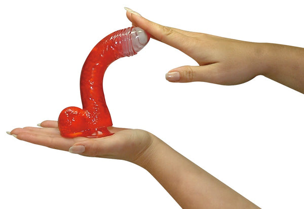 NMC flexibele dildo Buttcock met zuignap - Wit - NMC - SKU: 5237800000