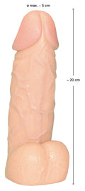 You2Toys Dildo realistisch met aderen en eikel - Licht