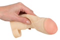 You2Toys Penis sleeve met aderen en balring - Huidskleur
