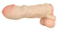 You2Toys Penis sleeve met aderen en balring - Huidskleur