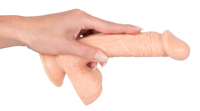 European Lover Dildo flexibel met zuignap - Huidskleur