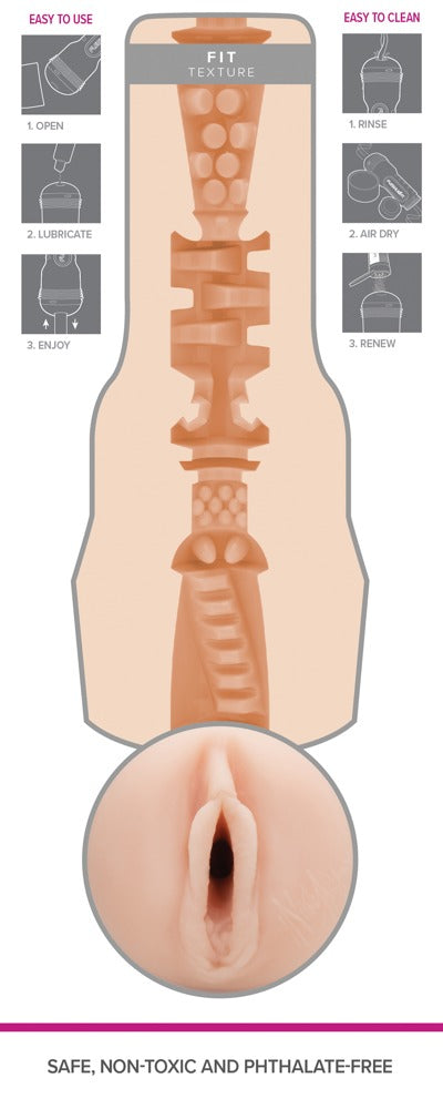 Fleshlight Nicole Aniston vagina - Huidskleur Licht - Fleshlight - SKU: 5242980000