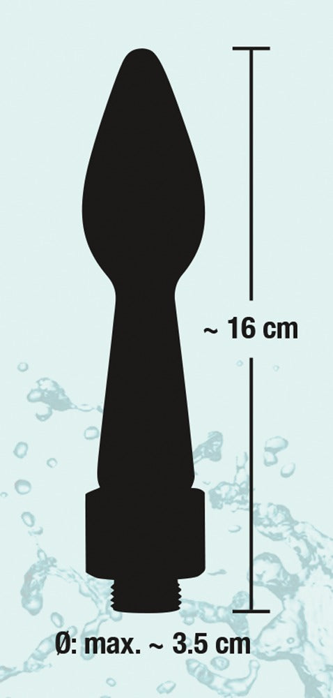 You2Toys Anaal douche met butt plug - Zwart - You2Toys - SKU: 5248670000