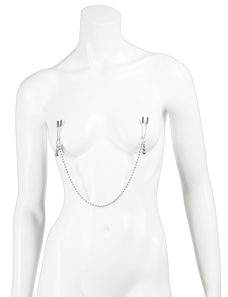 Fifty Shades of Grey tietenketting Tepelketting - Zilver