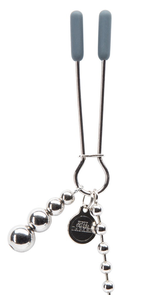 Fifty Shades of Grey tietenketting Tepelketting - Zilver