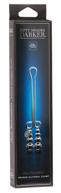 Fifty Shades of Grey clitorisklem met kraaltjes - Zilver