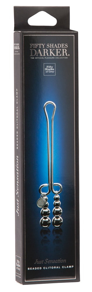 Fifty Shades of Grey clitorisklem met kraaltjes - Zilver - Fifty Shades of Grey - SKU: 5256420000
