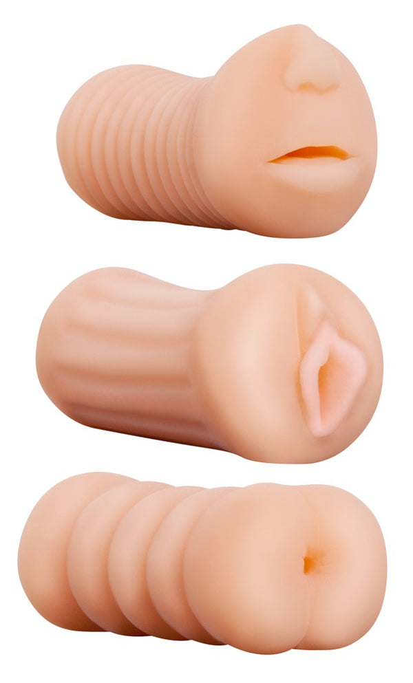 NMC To-Go Threesome masturbators - Huidskleur Licht - NMC - SKU: 5260530000