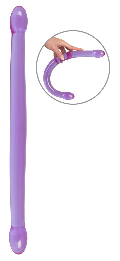 You2Toys Dubbele dildo flexibel met dubbele eikels - Paars - You2Toys - SKU: 5262230000
