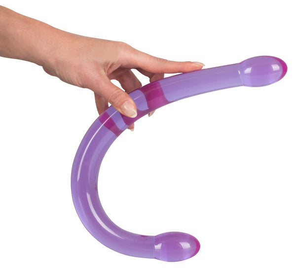 You2Toys Dubbele dildo flexibel met dubbele eikels - Paars - You2Toys - SKU: 5262230000