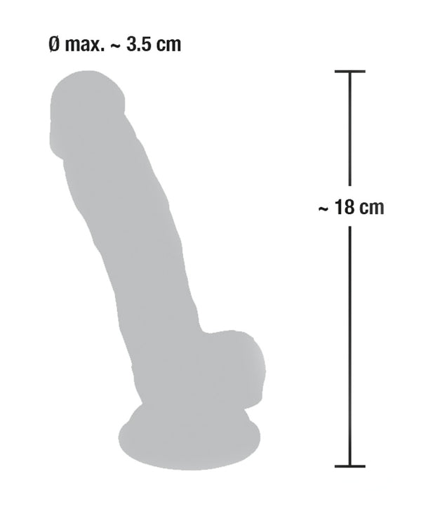 Medical Silicone Dildo - Huidskleur - Medical Silicone - SKU: 5266570000