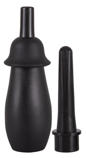 You2Toys Douche met pompbal en 2 spuitkoppen - Zwart