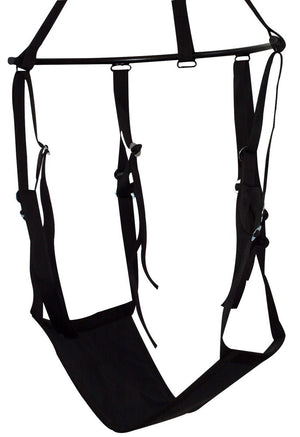 You2Toys Seksschommel met verstelbare hoogte en hand-/voetlussen - Zwart