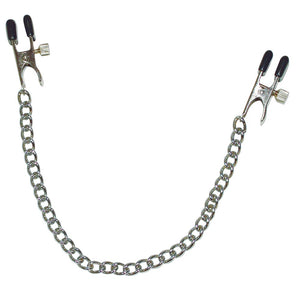 fetish Collection Tietenketting met verstelbare klemmen - Zilver