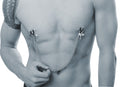 fetish Collection Tietenketting met verstelbare klemmen - Zilver