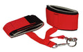 Bad Kitty Bondage set met blinddoek, gag en mini whip - Rood