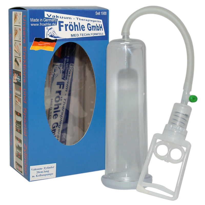 Fröhle Penis pomp professioneel met vacuümzuiger - Transparant