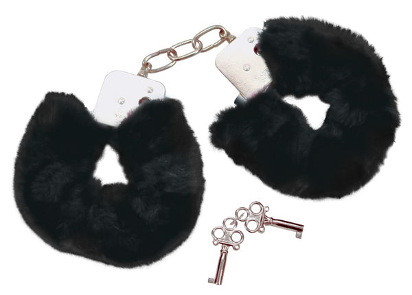 Bad Kitty pluche handboeien - Zwart - Bad Kitty - SKU: 5286410000