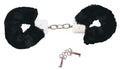 Bad Kitty Handboeien met pluche bekleding - Zwart