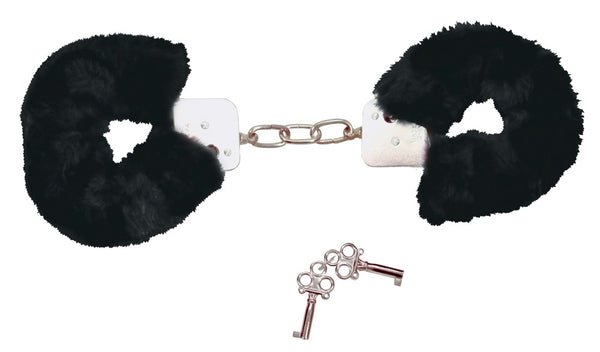 Bad Kitty pluche handboeien - Zwart - Bad Kitty - SKU: 5286410000