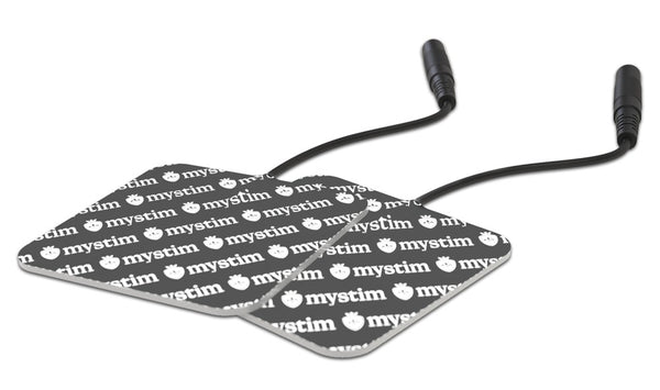 Mystim vervangende elektroden zelfklevend - Grijs - Mystim - SKU: 5288460000
