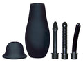 Bad Kitty Intieme douche met 3 opzetstukken - Zwart