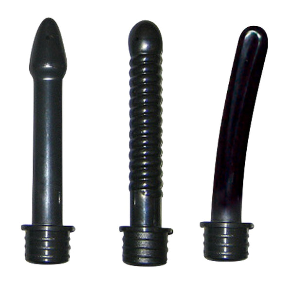 Bad Kitty Intieme douche met 3 opzetstukken - Zwart - Bad Kitty - SKU: 5288620000