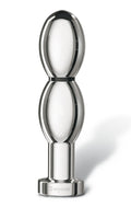 Mystim Dildo bipolair met elektrische pulsen - Zilver