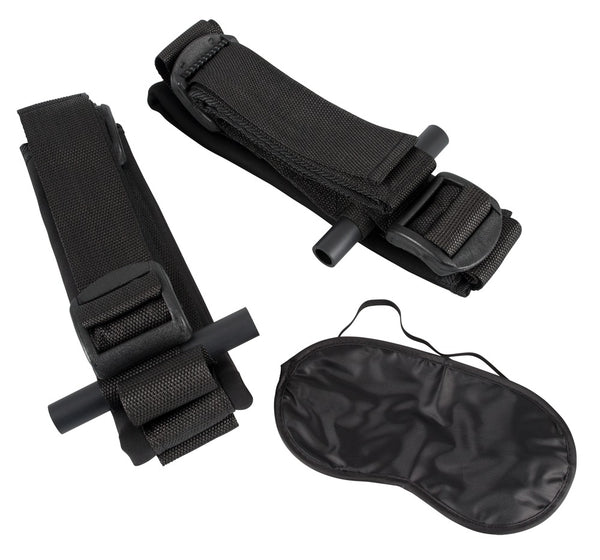 Fetish Fantasy Series Deurschommel verstelbaar met oogmasker - Zwart - Fetish Fantasy Series - SKU: 5291840000