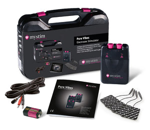 Mystim Elektrostimulator met 2 kanalen - Zwart