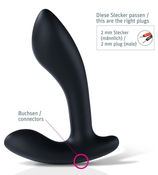Mystim Butt plug - Zwart - Mystim - SKU: 5298260000