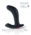 Mystim Butt plug - Zwart