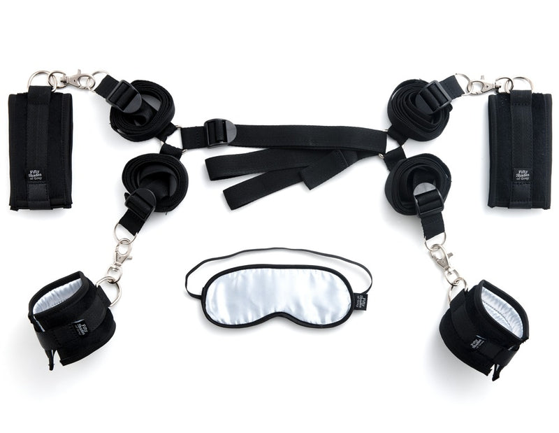 Fifty Shades of Grey Bed restraint kit - Zwart