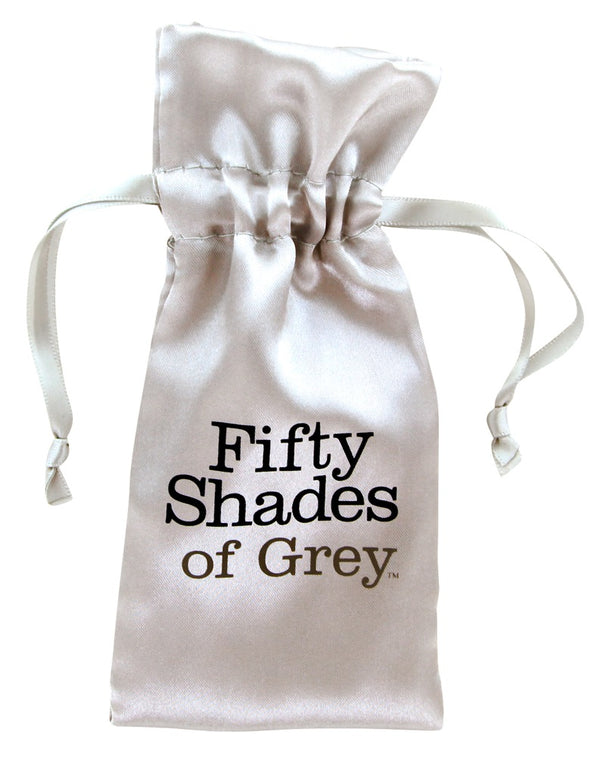 Fifty Shades of Grey tepelklemmen met gewichten - Zilver - Fifty Shades of Grey - SKU: 5305900000