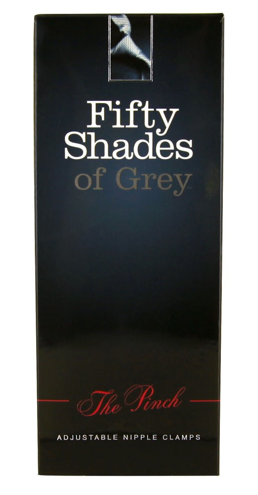Fifty Shades of Grey tepelklemmen met gewichten - Zilver - Fifty Shades of Grey - SKU: 5305900000