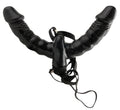 Fetish Fantasy Series Strap-on vibrator met dubbele stimulatie - Zwart