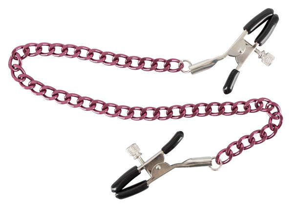 You2Toys Tepelklemmen met ketting - Paars - You2Toys - SKU: 5312600000