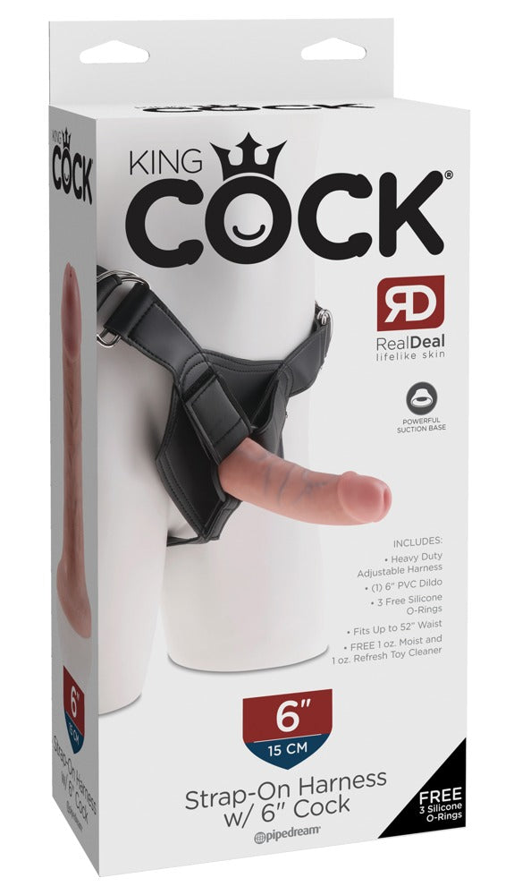King Cock Strap-on - Huidskleur