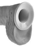 King Cock Strap-on jarretel set met holle dildo - Huidskleur