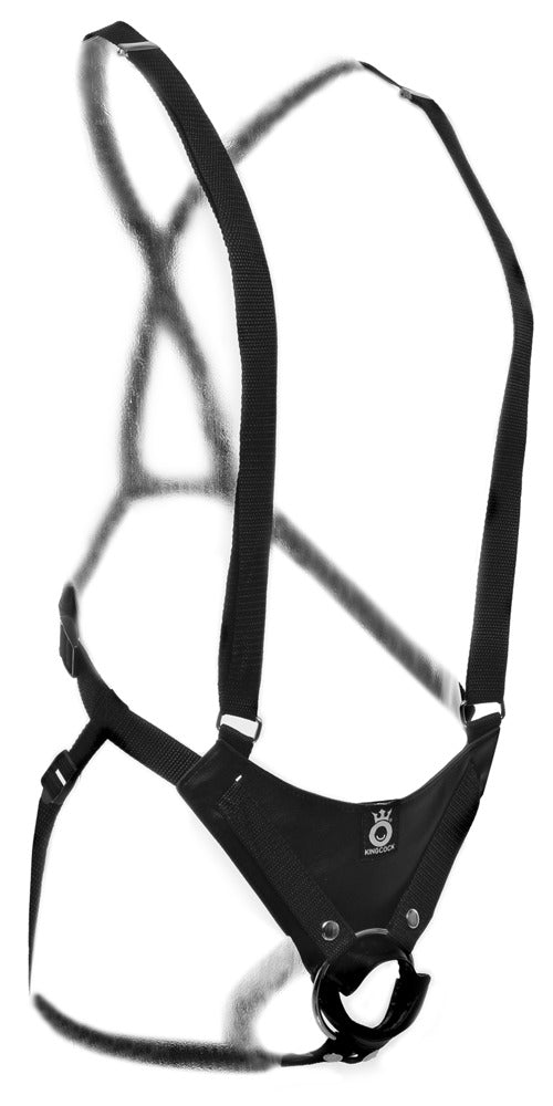 King Cock Strap-on jarretel set met holle dildo - Huidskleur - King Cock - SKU: 5316340000