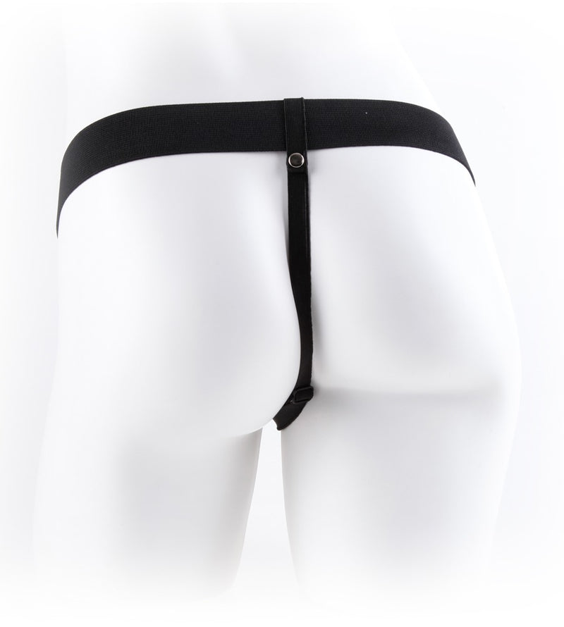 Fetish Fantasy Series Strap-on hol met ballen - Huidskleur
