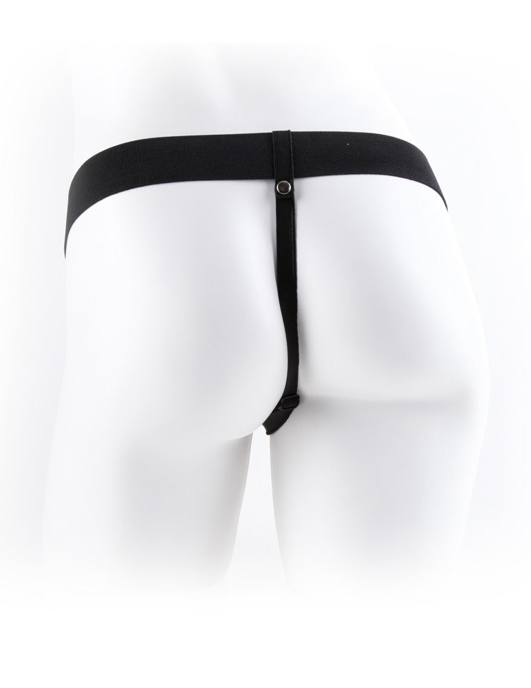 Fetish Fantasy Series Strap-on hol met ballen - Huidskleur