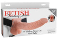 Fetish Fantasy Series Strap-on hol met ballen - Huidskleur