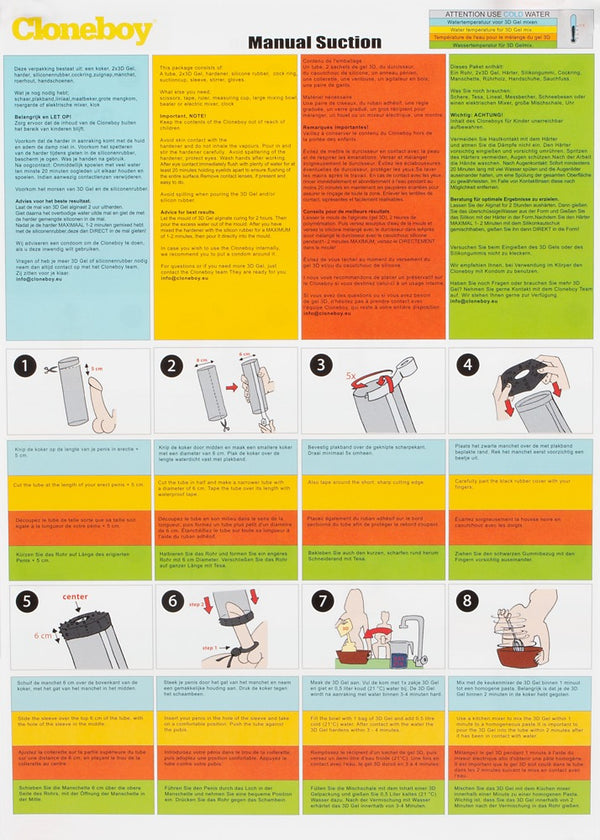 Cloneboy Zuigkloon set DIY met zuignap - Huidskleur - Cloneboy - SKU: 5318550000