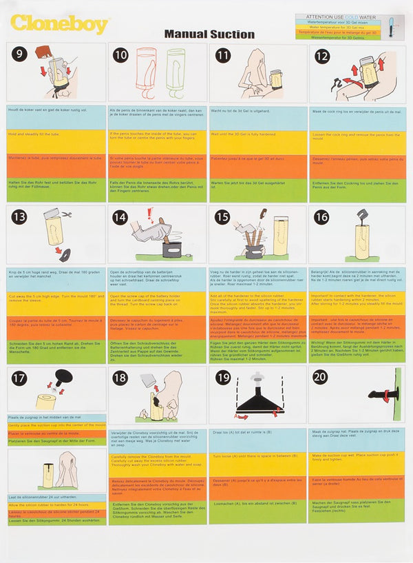Cloneboy Zuigkloon set DIY met zuignap - Huidskleur - Cloneboy - SKU: 5318550000